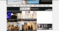 Desktop Screenshot of onevybe.com